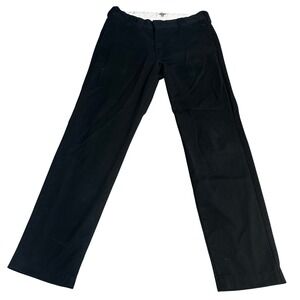 Carhartt Mens Black Straight Fit Work Pants Chinos Size 30x30